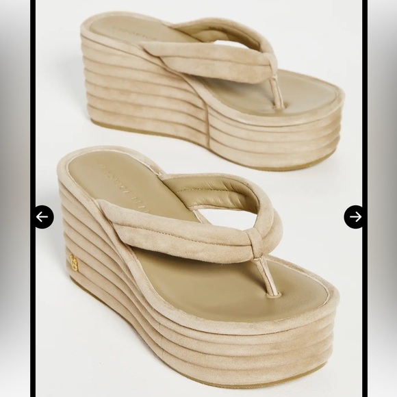 Veronica Beard Geno platform thong sandal - Picture 3 of 11